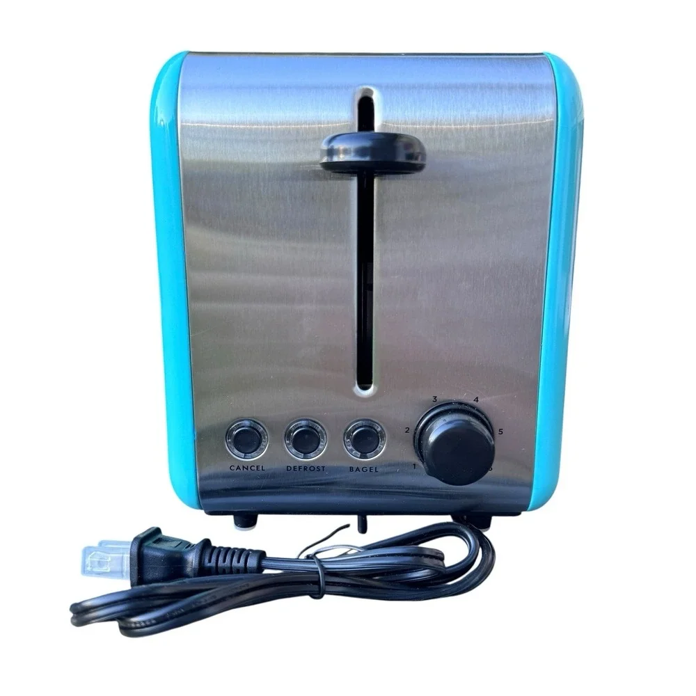 Kate Spade New York Vintage Turquoise 2-Slice Toaster‎ Retro *New Open Box READ*